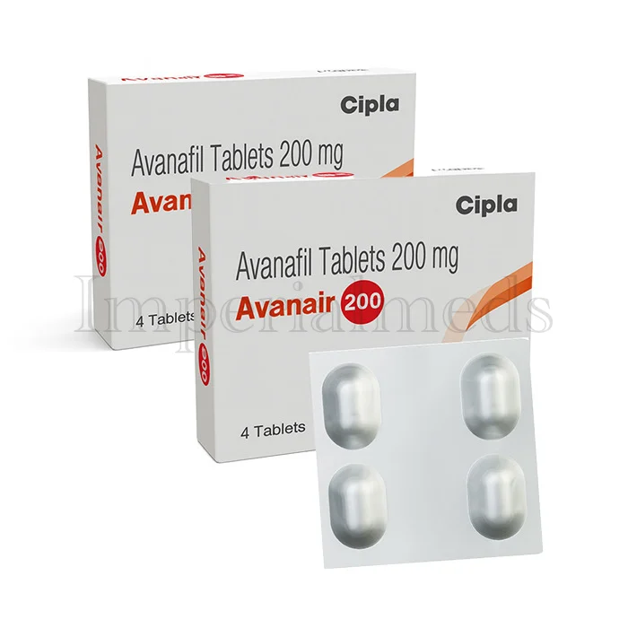 Avanair 200 mg avanafil tablets for fast-acting erectile dysfunction treatment